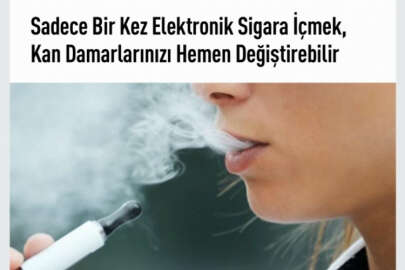 Elektronik sigarada tehlike