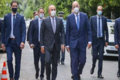 Dışişleri Bakanı Çavuşoğlu, Yunanistan Başbakanı Miçotakis tarafından kabul edildi