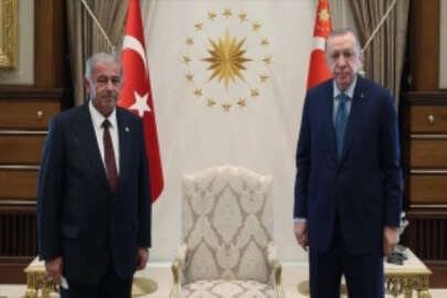 Cumhurbaşkanı Erdoğan, KKTC Cumhuriyet Meclisi Başkanı Sennaroğlu'nu kabul etti