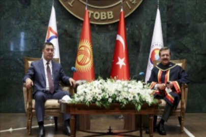 TOBB Başkanı Hisarcıklıoğlu: İnanıyorum ki Kırgızistan ile ticaret hacmini artıracağız