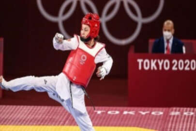 Milli tekvandocu Rukiye Yıldırım Tokyo'da bronz madalya maçını kaybetti