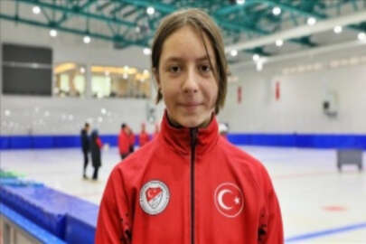 Türkiye rekoru kıran short track sporcusu Derya Karadağ'ın hedefi Pekin Olimpiyatları
