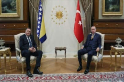 Cumhurbaşkanı Erdoğan Bosna Hersek Devlet Başkanlığı Konseyi Üyesi Dodik'i kabul etti
