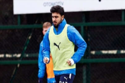 Fenerbahçe'de milli futbolcu Ozan Tufan antrenmana çıktı