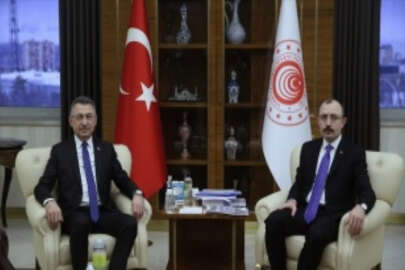 Cumhurbaşkanı Yardımcısı Oktay'dan Ticaret Bakanı Muş'a ziyaret
