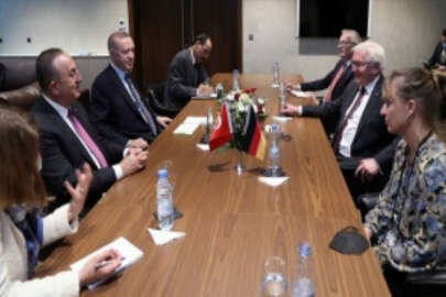 Cumhurbaşkanı Erdoğan, Almanya Cumhurbaşkanı Steinmeier ile bir araya geldi