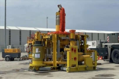 Karadeniz gazını üretim haznesine iletecek dev vanalardan ikisi Filyos Limanı'nda