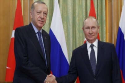 Cumhurbaşkanı Erdoğan ile Rusya Devlet Başkanı Putin bir araya geldi