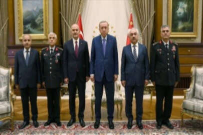 Cumhurbaşkanı Erdoğan, İçişleri Bakanı Soylu ve beraberindeki heyeti kabul etti
