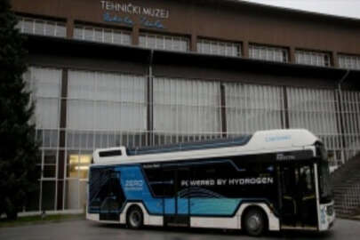 Hırvatistan'da hidrojen yakıtlı otobüs tanıtımı