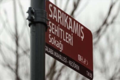 Başkentte şehitler anısına "Sarıkamış Şehitleri Sokağı" açıldı
