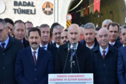 Amasya'da Badal Tüneli'nin açılışı yapıldı