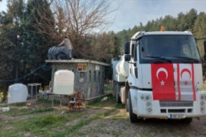 KKTC Güvenlik Kuvvetleri Komutanlığının afetzedelere desteği sürüyor