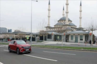 Cumhurbaşkanı Erdoğan'ın Togg'u kullandığı anlara ilişkin görüntüler paylaşıldı