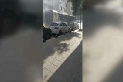 İETT otobüsünün motor kısmındaki yangın hasara neden oldu
