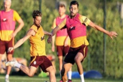 Galatasaray, Zalgiris maçının hazırlıklarını sürdürdü