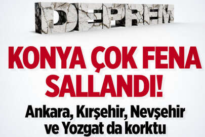 Konya’da korkutan deprem