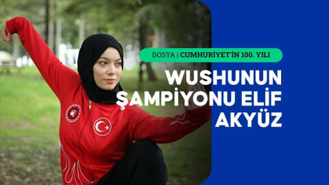 Wushunun şampiyonu Elif Akyüz