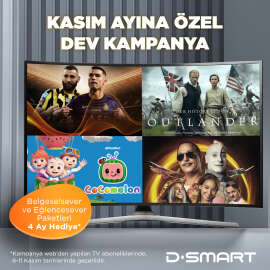 D-Smart ve D-Smart GO'dan Kasım ayına özel dev kampanya