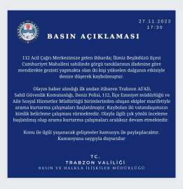 Trabzon’da dalgalarla fotoğraf çekilen 2 genç, denizde kayboldu (2)