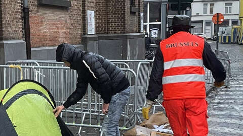 Belçika'da sığınmacı krizi sürüyor