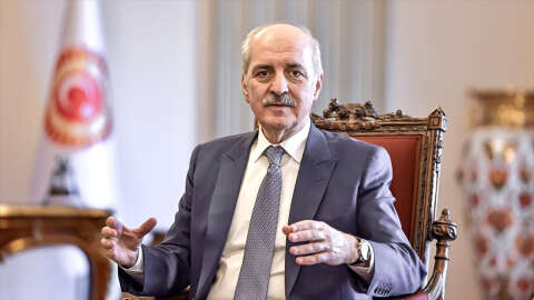 TBMM Başkanı Kurtulmuş: Bütün insanlığın gözü önünde büyük bir soykırımın Gazze'de uygulandığını görüyoruz