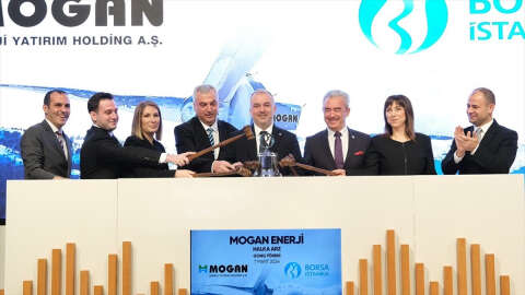 Borsa İstanbul'da gong MOGAN Enerji için çaldı