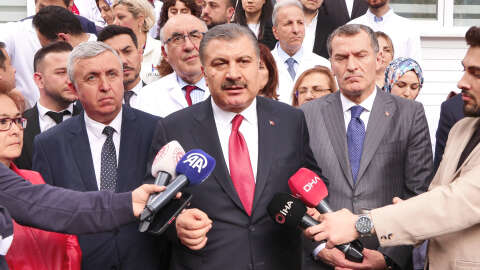 İstanbul-Bakan Koca: Hekim arkadaşlarımız endişe etmesin rücu söz konusu olmayacak