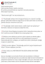 Kılıçdaroğlu: Partimin bütün adaylarına desteğim tamdır