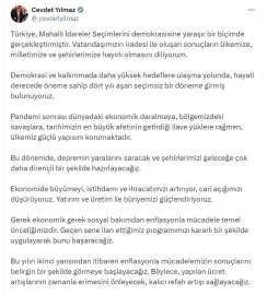 Cevdet Yılmaz: Kalıcı refah artışı sağlayacağız