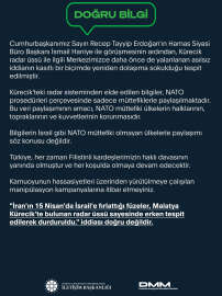 İletişim Başkanlığı'ndan 'Kürecik Radar Üssü' iddialarına yalanlama