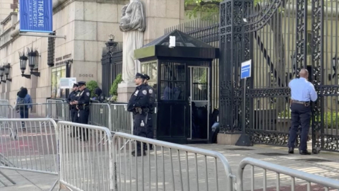 ABD'deki Columbia Üniversitesinde öğrencilere polis müdahalesi sonrası sessizlik hakim