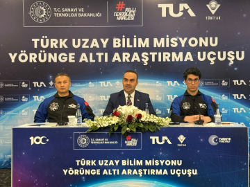 Bakan Kacır: Tuva Cihangir Atasever'in yörünge altı araştırma uçuşu, 8 Haziran'da