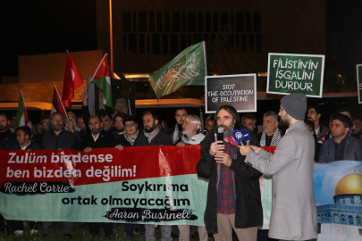 Filistin Dayanışma Platformu'ndan protesto