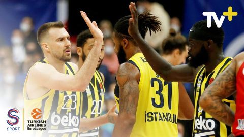 Fenerbahçe Beko Final-Four için sahada, büyük heyecan TV  ekranlarında