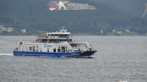 ÇANAKKALE Gökçeada feribot seferlerine 'fırtına' engeli (VİDEO EKLENDİ)
