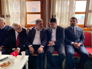 Destici'den, Cumhurbaşkanlığı Özel Kalem Müdürü Doğan'a taziye ziyareti