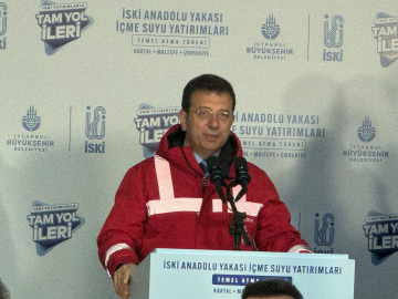 İstanbul-İmamoğlu: İnsanlarımıza sağlıklı suyun ulaşmasıyla ilgili adımlarımız çok değerli