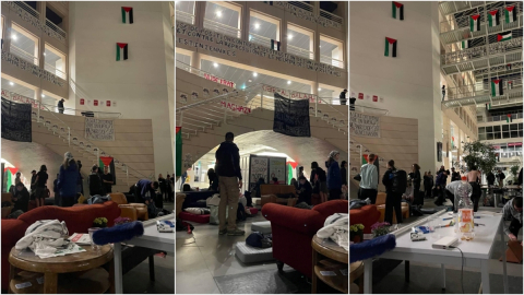 Cenevre Üniversitesi'ndeki Filistin'e destek eylemine polis müdahale etti
