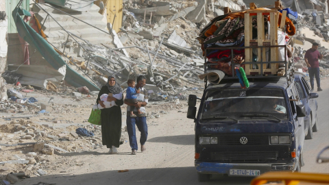 BM'ye göre, İsrail'in saldırılarını sürdürdüğü Refah'ta yaklaşık 600 bin kişi zorla yerinden edildi