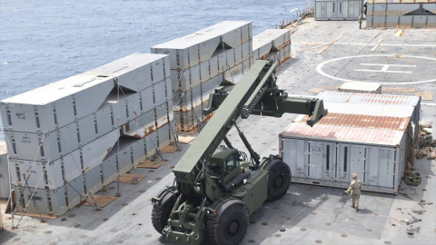 CENTCOM, Gazze’de geçici limanın kurulumunun tamamlandığını yardımlara “birkaç günde” başlanacağını bildirdi