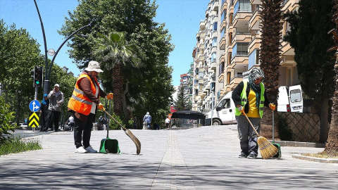 Kahramanmaraş'ın dip köşe temizliği kadınlarda