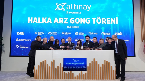 Borsa İstanbul'da gong Altınay Savunma Teknolojileri için çaldı