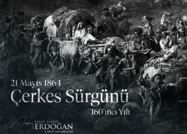 Cumhurbaşkanı Erdoğan'dan Çerkes Sürgünü'nün 160'ıncı yılı mesajı