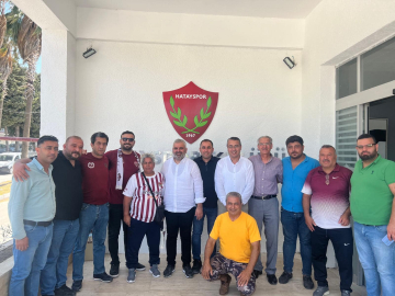 Hataysporlu taraftarlardan yönetime destek ziyareti