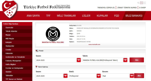 Manisa FK'da Mevlüt Aktan'ın yerine eşi başkan oldu