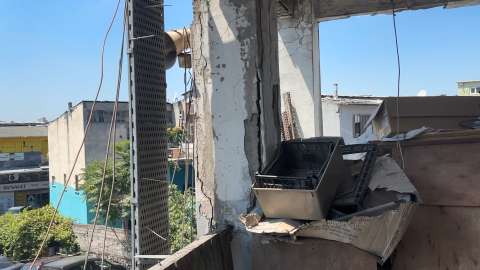 İstanbul- Zeytinburnu'ndaki oto sanayi sitelerinde kolon ve kirişler çatladı, paslı demirler ortaya çıktı