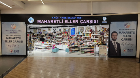 Kağıthane'deki Maharetli Eller Çarşısı yoğun ilgi görüyor