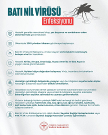Sağlık Bakanlığı'ndan Batı Nil Virüsü Enfeksiyonu açıklaması (2)