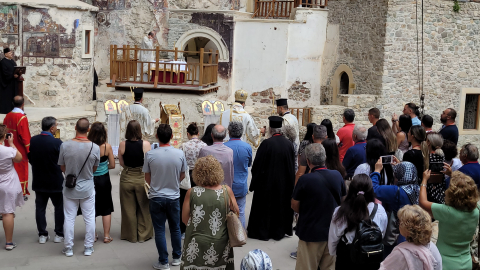 Sümela Manastırı'nda 11'inci ayin